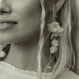 Anthropologie Blossom Drop Earrings. Never Worn